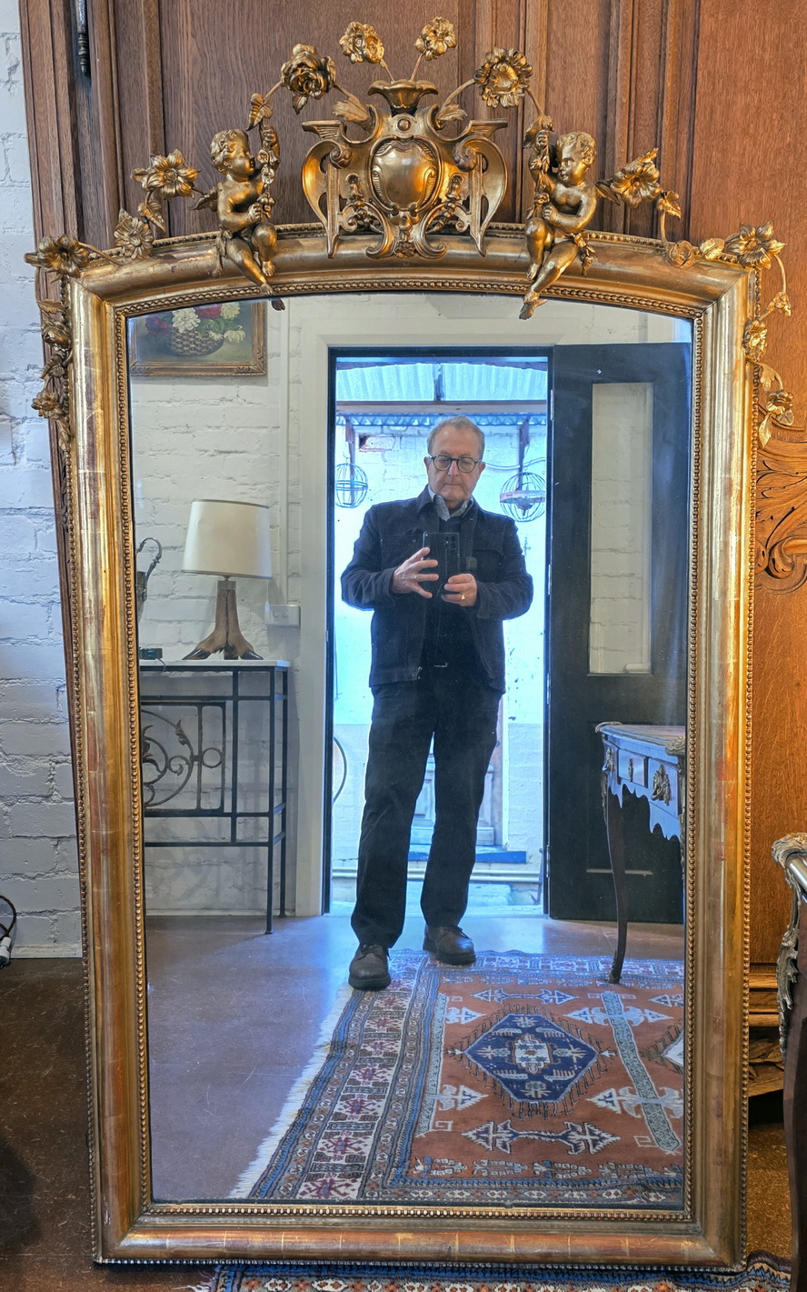 A Parisian Napoleon III Mirror